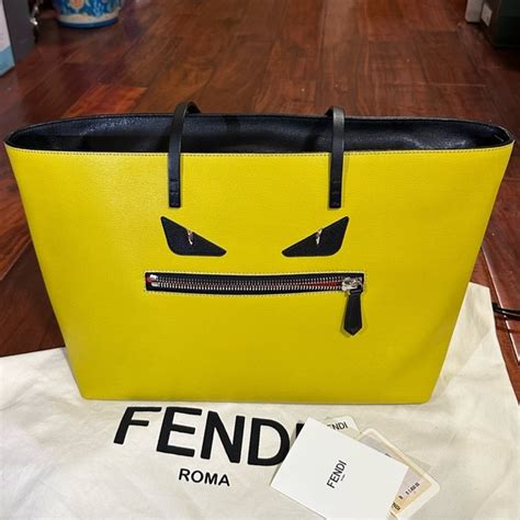 fendi buggies tote|Fendi chenille bag.